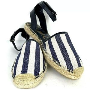 Sam Edelman Vivian Espadrille sandal 7 M stripe